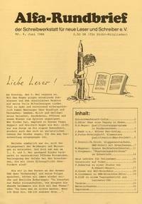 Alfa-Rundbrief Nr. 4 (1986)